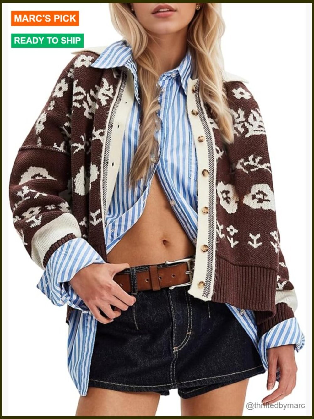 Women's Cardigan Sweater Button Up Long Sleeve Knit Open Front
